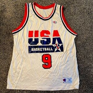 🥇🏀 VINTAGE 1992 CHAMPION JORDAN DREAM TEAM JERSEY